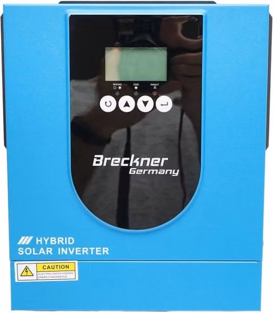 Inverter solare ibrido Breckner Germany SY-1.5K24V, 1,5 KW, 24 V, 40 A, MPPT, monofase, OFF-GRID, blu – 1