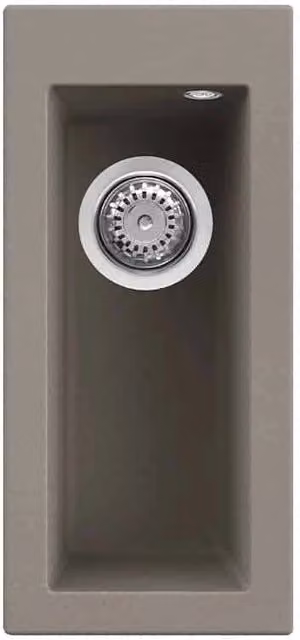 Lavello Elleci Incasso 1 vasca 23x50 Quadra 50 Keratek Plus Grigio Dove Grey LKQ05093