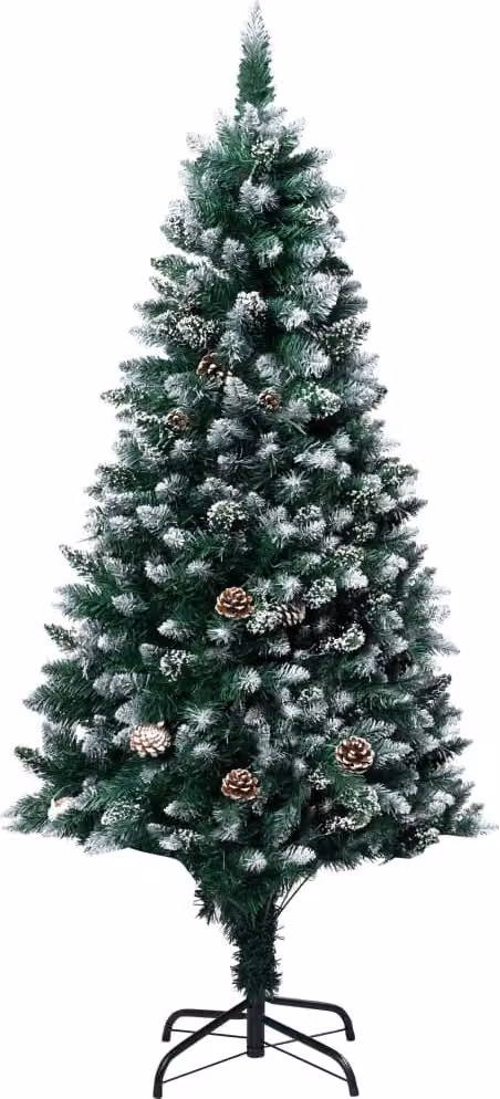 Maison Exclusive - Albero di Natale artificiale con pigne e neve, 180 cm