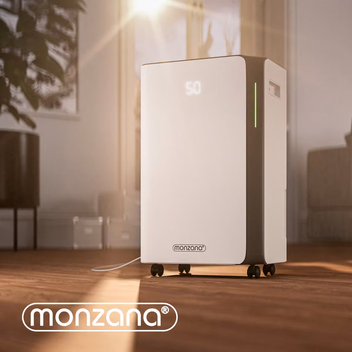 Deumidificatore Elettrico Monzana Bianco con Controllo Wifi e App per Smart Home, Capacità 20L/giorno, Ideale per Ambienti 20-30m² – 2