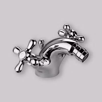 GRUPPO MONOBLOCCO BIDET IRIS Bronzo + Piletta 1"1/4