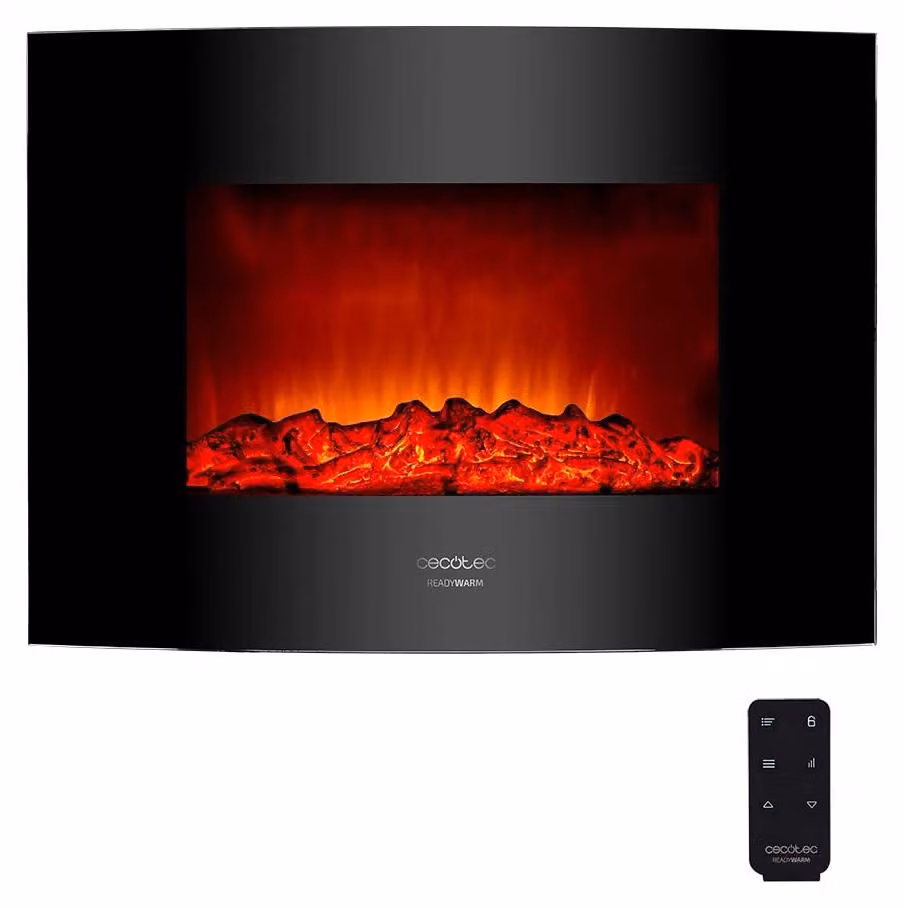 Camino elettrico - 2000 W - 22 inch - Nero