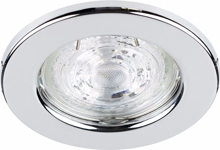 Lampada da incasso a soffitto Faretto da incasso a soffitto MURID Chrome IP20 cromo rotondo EDO777293 EDO