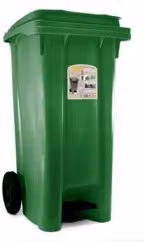 Bidone con pedale Stefanplast Urban Eco System Verde 120 l