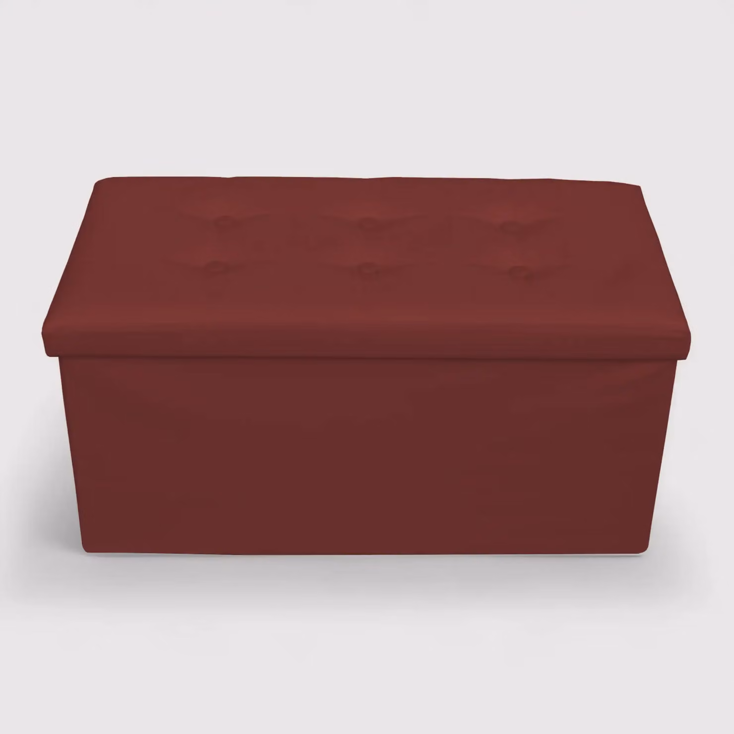 Jasione - Pouf bordeaux contenitore in stile etnico