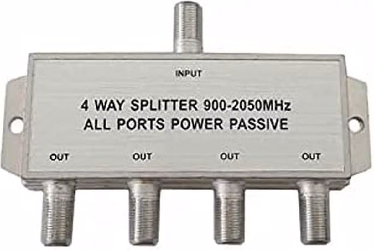 Separatore a 4 vie Edm Argento Argento Taglia unica