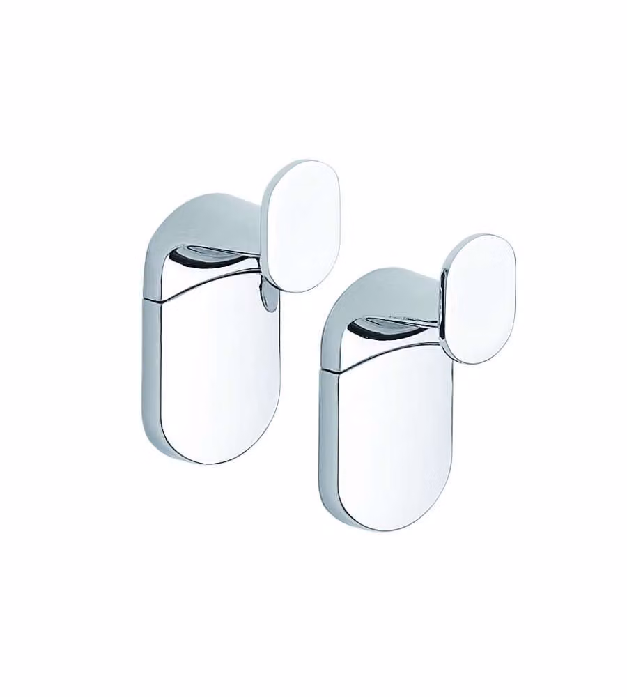 Metaform Appendiabiti a Parete - Cromo - 30x25x65 mm
