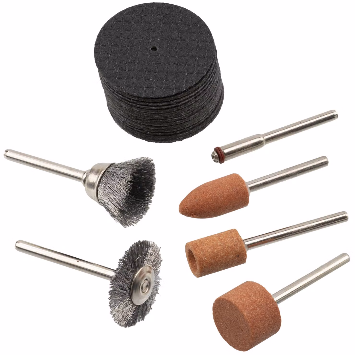 Solidchoice - Set di 21 mole e spazzole per utensile multifunzione
