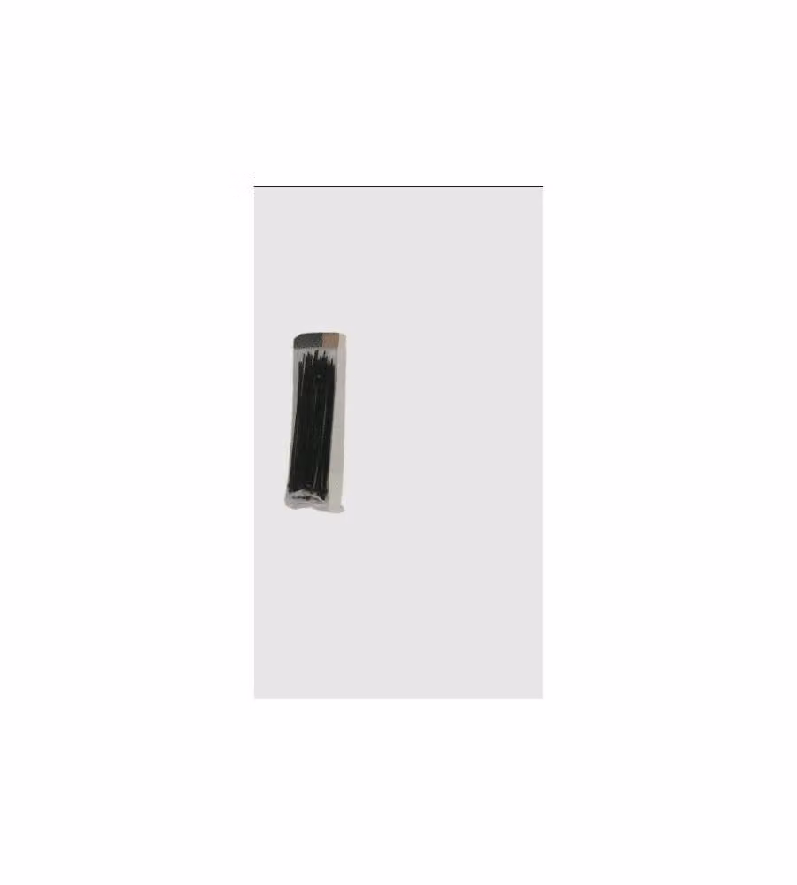 Verdemax Fascetta Universale Dentellata Nera 190 mm 50 pz