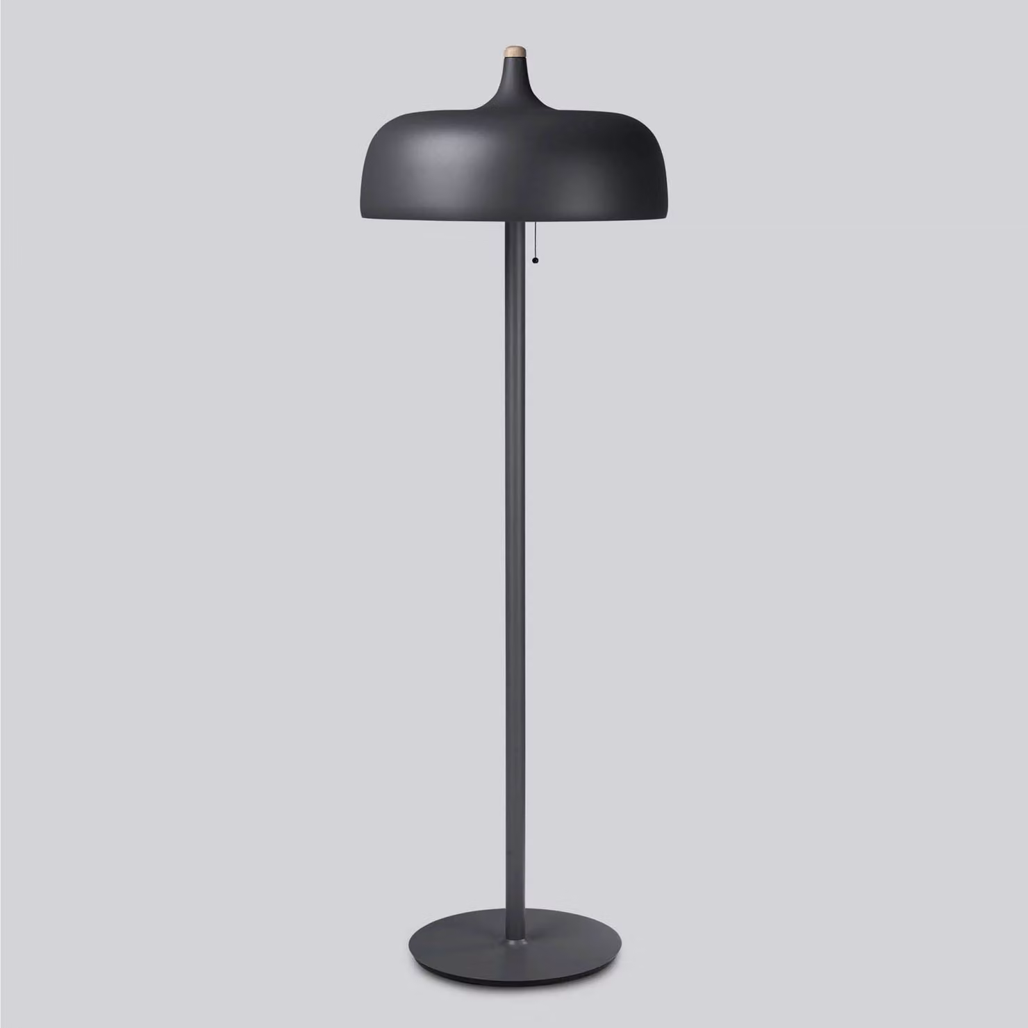 Northern Lampada da terra di design Acorn, Alluminio / Grigio / Zincato, Soggiorno / Sala da pranzo, Metallo, Design, Lampada da terra