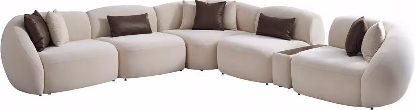 Wohnlandschaft Eckcouch Ecklounge Polsterecke Ecksofa Design Sofa Couch 345x320