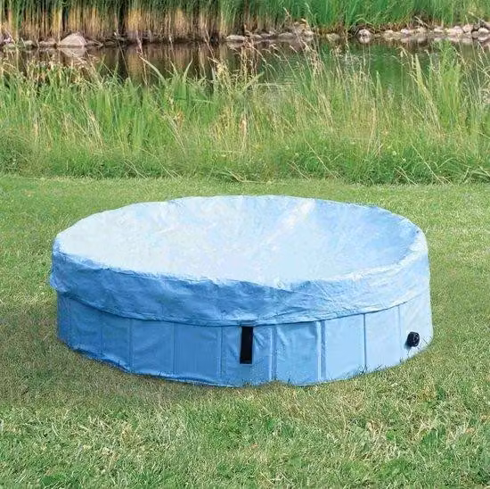 Copertura per vasca da bagno per cani Ø 160 cm - Azzurro