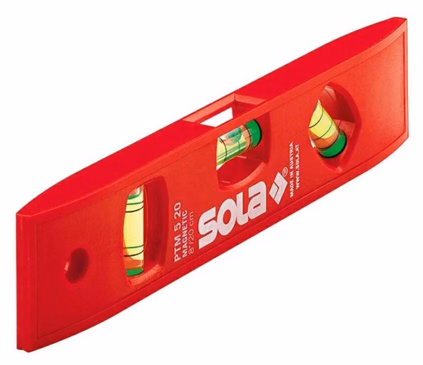 Livella magnetica a siluro in plastica PTM 5