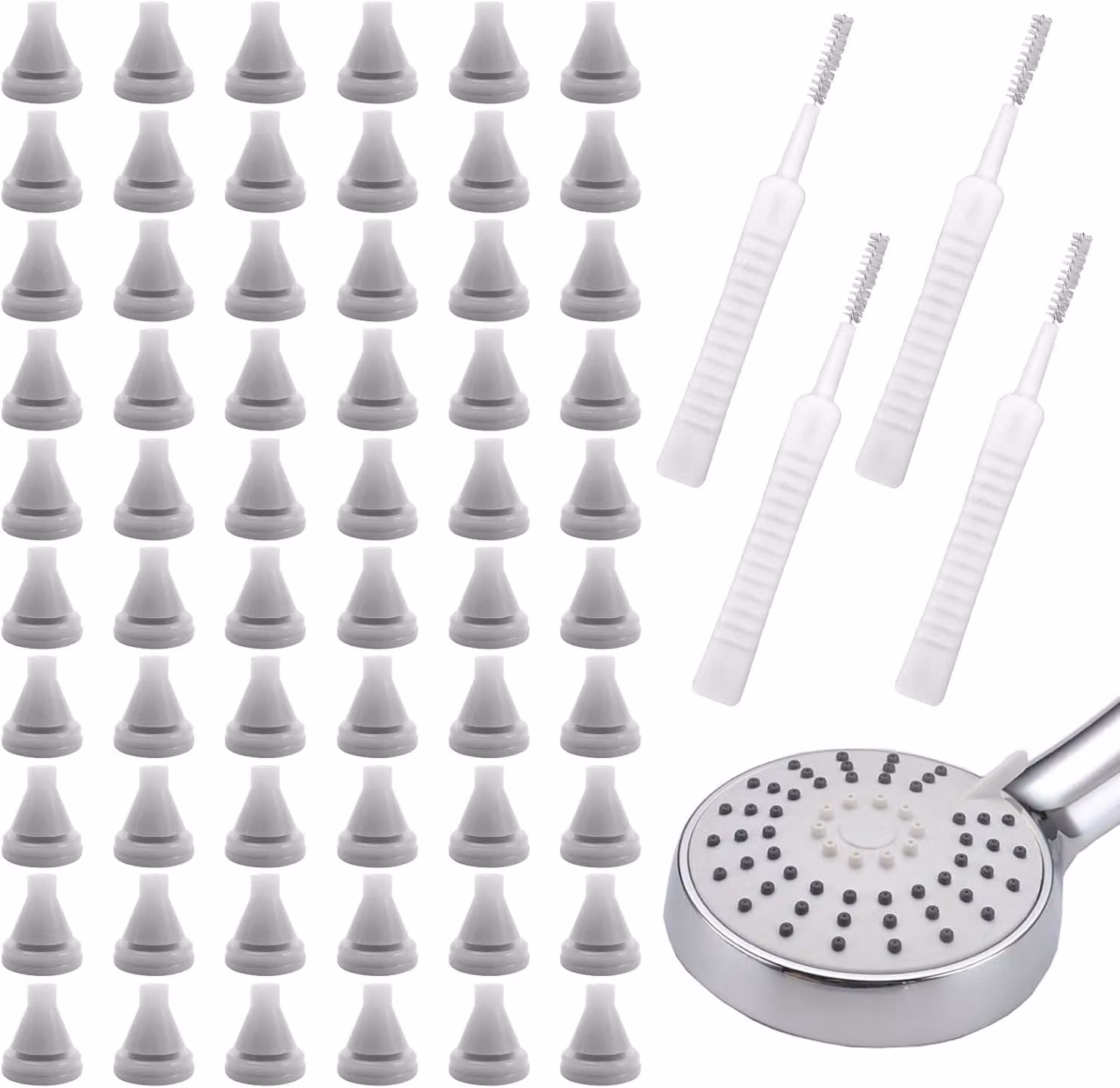 Ugelli di ricambio, componenti in silicone, ugello per doccia in silicone, ugelli in silicone di ricambio, ugello di ricambio per doccia