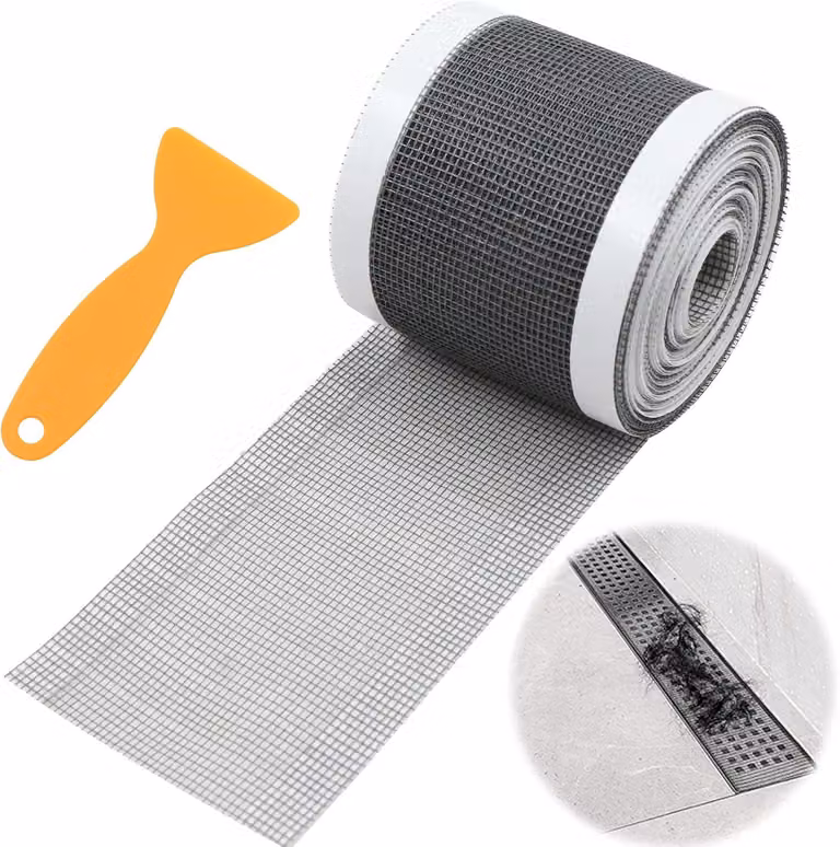 Filtro per scarico - Griglia per scarico doccia - Adesivi in rete - Facile da usare - 7-1 cm - Filtro rettangolare - Adesivo per filtro dello scarico - Bagno