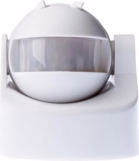 Rilevatore di movimento crepuscolare da esterno PIR ALER bianco 12m Kanlux 460