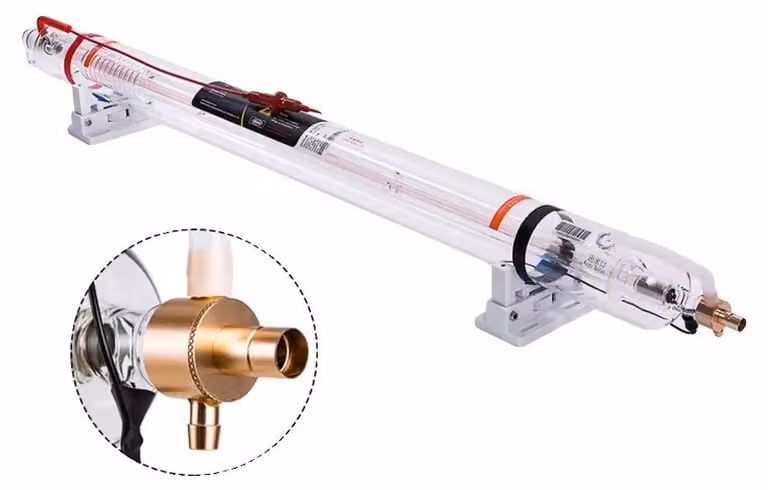 Tubo laser CO2, taglio di alta precisione, maggiore durata, 90-100W