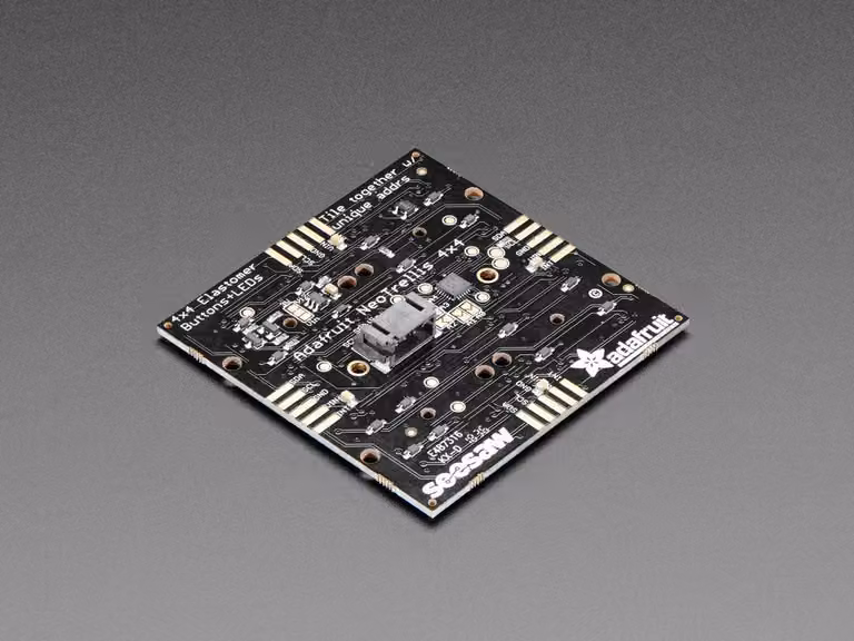 Adafruit NeoTrellis RGB PCB per tastierino 4x4