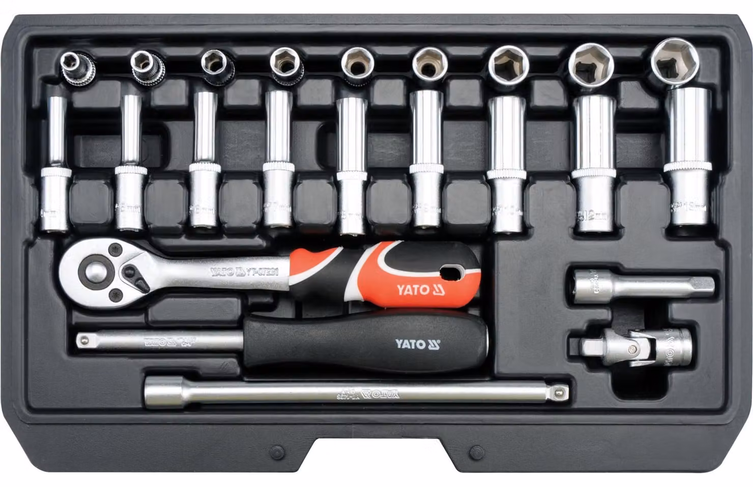 Set di utensili da 1/4", 23 pezzi.