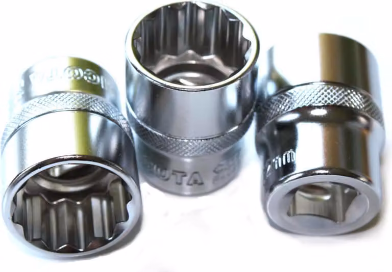 Bussola da 1/2 pollice, 17 mm in noce, Cr-V, per cricchetto