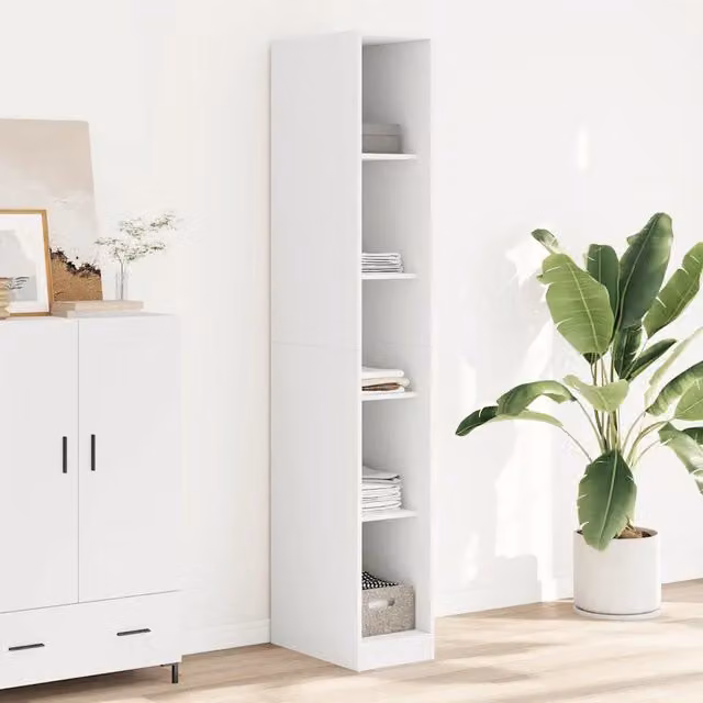 Armadio Bianco 30x50x200 cm in Legno tecnico