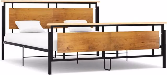 Letto matrimoniale | Letto per adulti | Giroletto in Metallo 180x200 cm