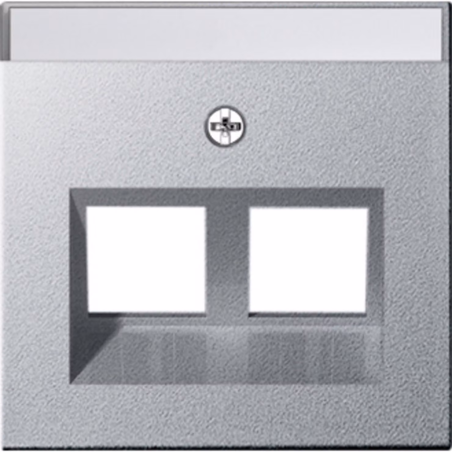 Gira cover Jack modulare 30Grd 2-gang alluminio 264026