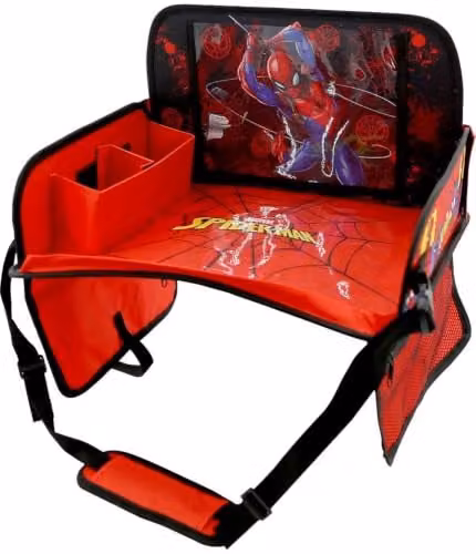 Tavolino da viaggio auto Spiderman Bambino uomo ragno supereroe