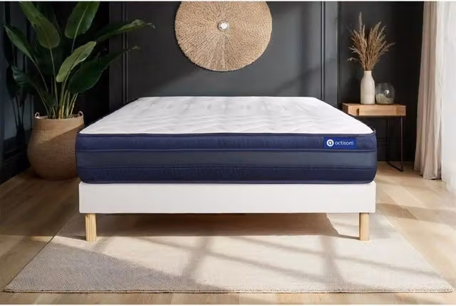 Kit rete e materasso Actiflex tech 120x195cm - Spessore : 24cm - Molle insacchettate e memory foam- molto rigido