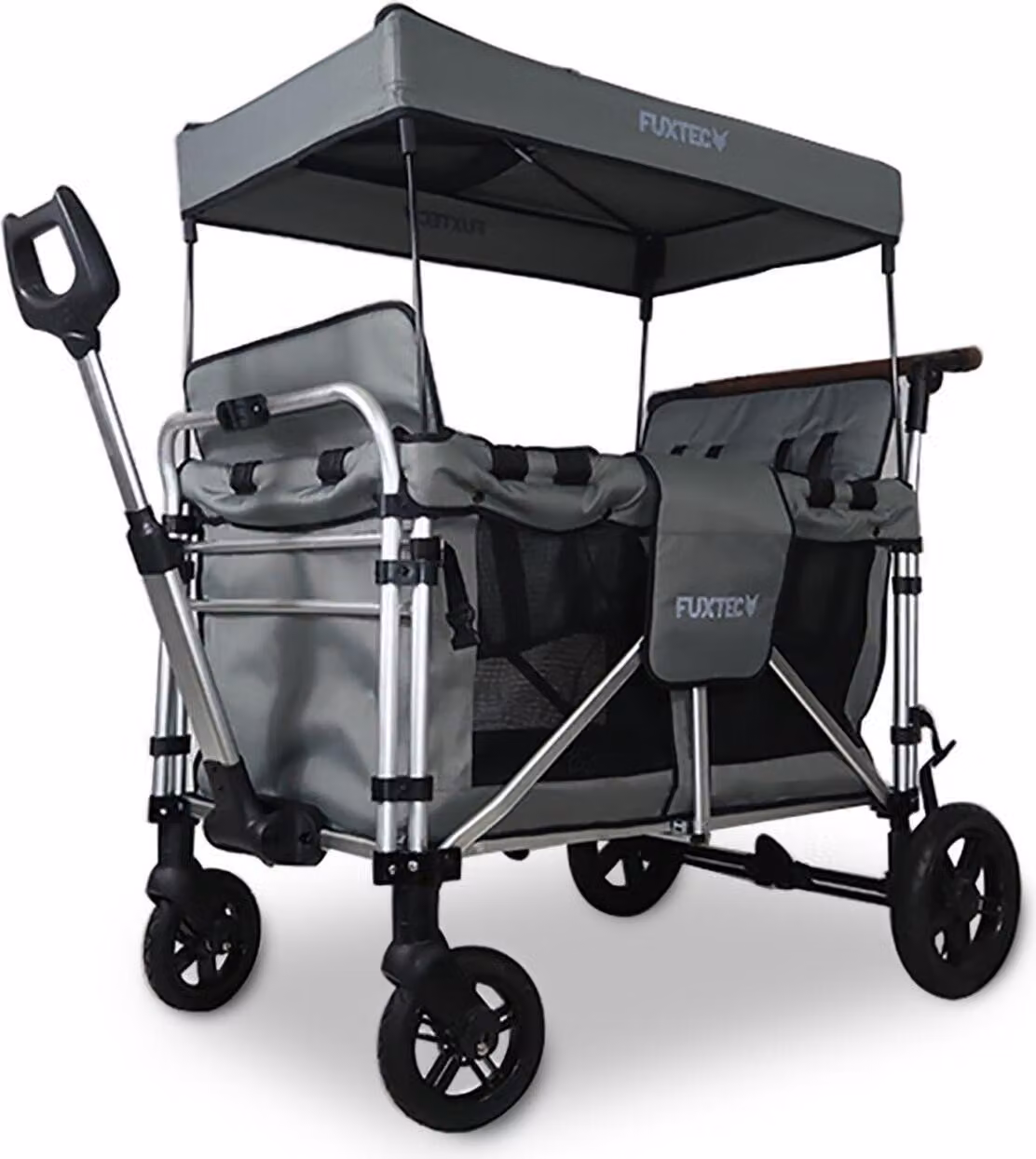 Carrello pieghevole FUXTEC CTXL900 l'originale 4 posti carretto a mano trasporto GRIGIO Grau