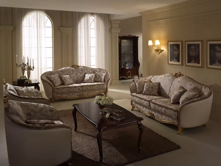 Polster Couchen Couch Luxus Sofagarnitur 3+2+1 Sitzer Set Sofa Arredoclassic