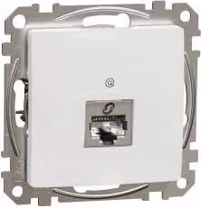 Presa per computer rJ45 Cat.6 STp bianco IP20 SDD111461S Sedna Design Schneider Electric