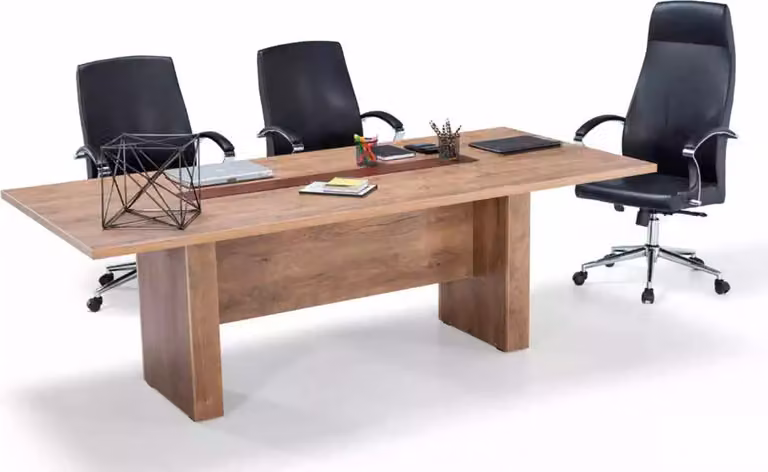 Moderner Brauner Konferenztisch Luxus Besprechungstisch Büro Möbel