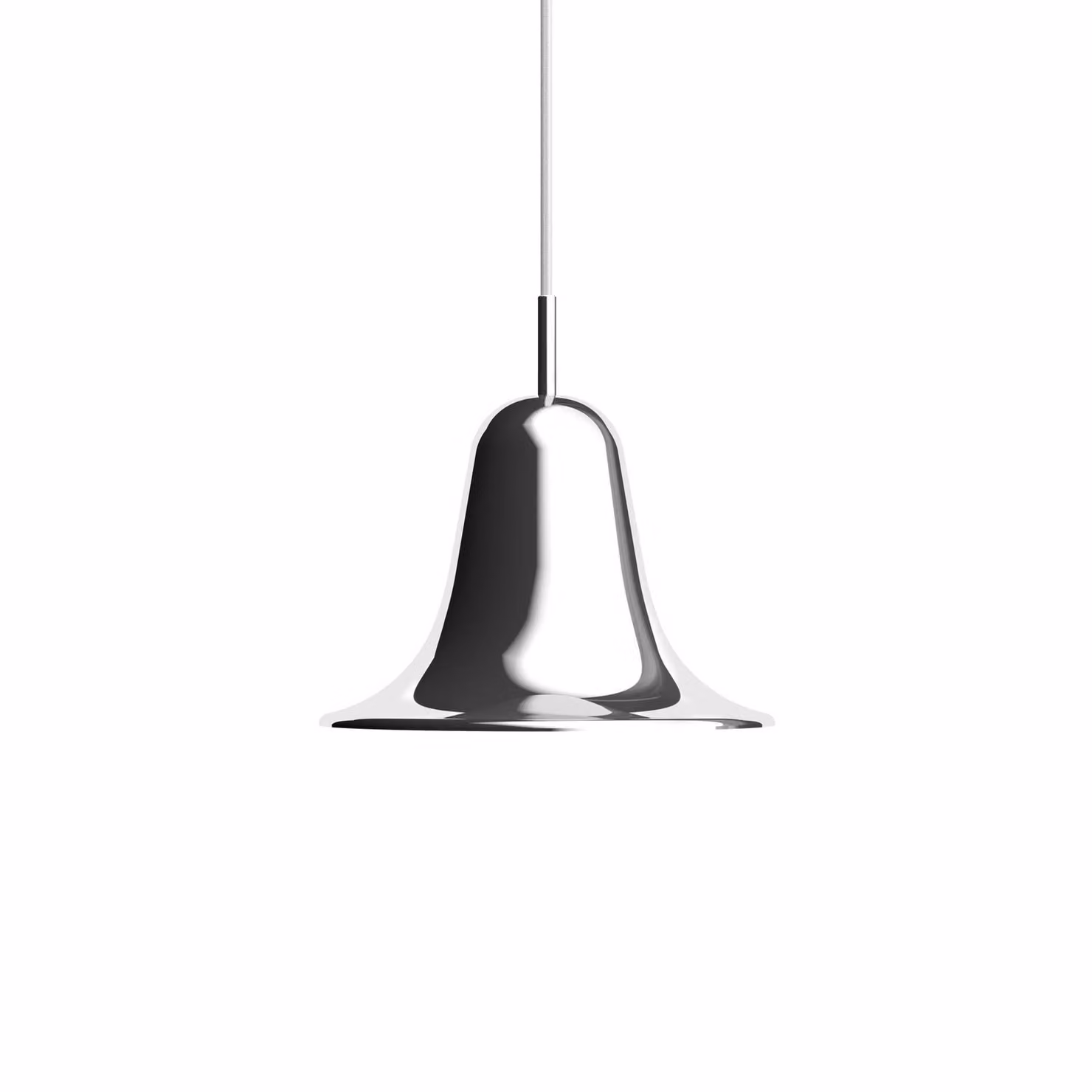 Verpan Lampada a sospensione Pantop, dimmerabile, Cromo / Argento, Soggiorno / Sala da pranzo, Metallo, Design, Lampada a sospensione