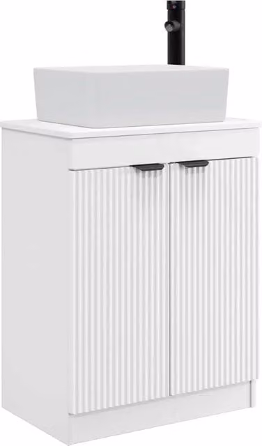 Mobile da bagno con Lavabo | Armadio Lavabo Bianco 54 x 35 x 83 cm
