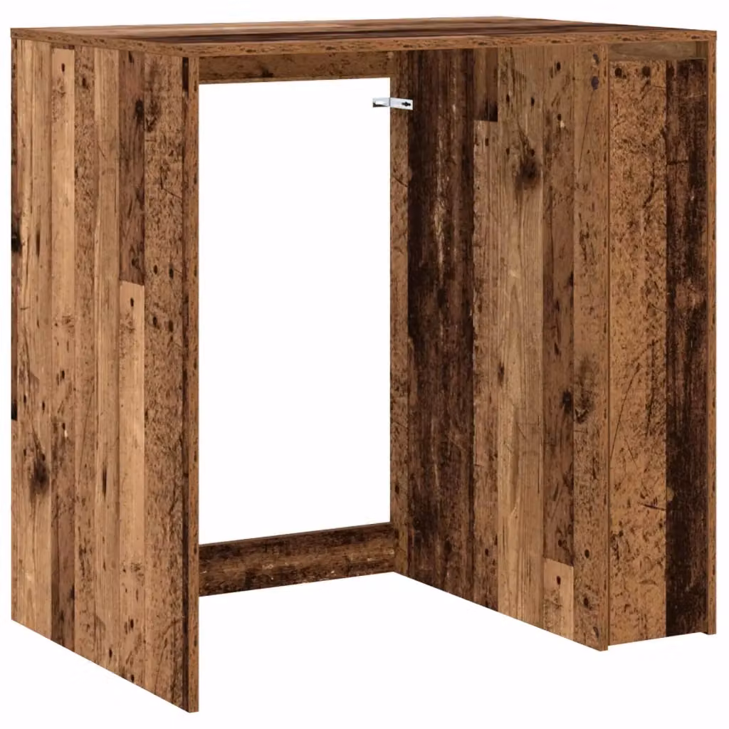 Mobiletto per lavatrice con ante a battente vidaXL in legno marrone L: 87 cm, P: 60 cm, H: 89 cm – 2