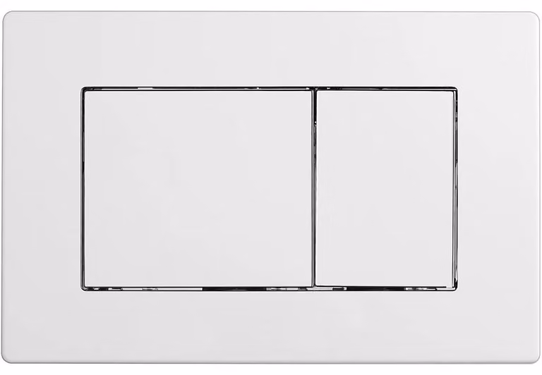 CERANO - Pulsante di comando per moduli WC Lite/Classic - ABS - bianco