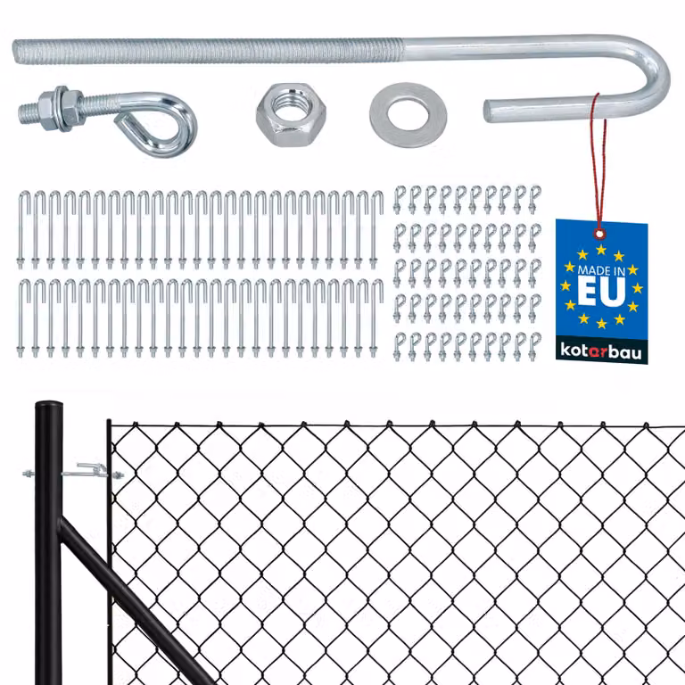 KOTARBAU® 50 PezziTiranti per Filo Acciaio M6 Tenditore Filo Tendicavo per Filo Acciaio Tendifilo Aperto con Vite di Fissaggio Chiusa