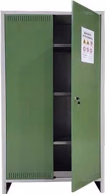 Armadio Fitofarmaci Smontato Prometal Vern Grigio Verde H.mm 1795 mm
