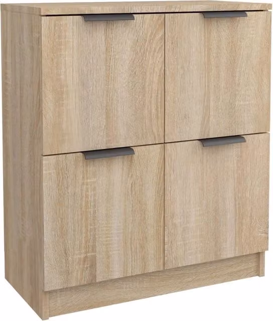 Buffet credenza cassettiera armadio mobile contenitore organizer cucina soggiorno rovere Sonoma 60 x 30 x 70 cm legno ingegnerizzato marrone 02_0031584