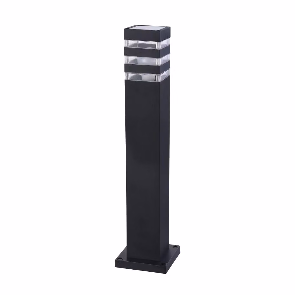 Lampione da giardino Maytoni Unter den Linden O578FL-01B nero con struttura in metallo e vetro e attacco E27 – 2