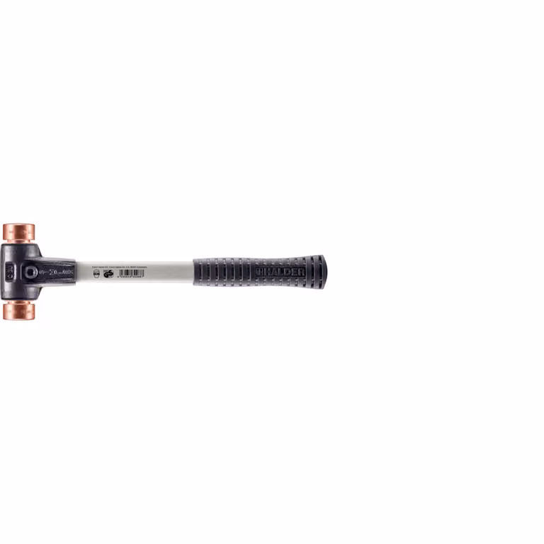 Mazza Halder soft-face diametro 30mm 690g Simplex C con inserto di impatto in rame con manicotto in plastica - 3704030