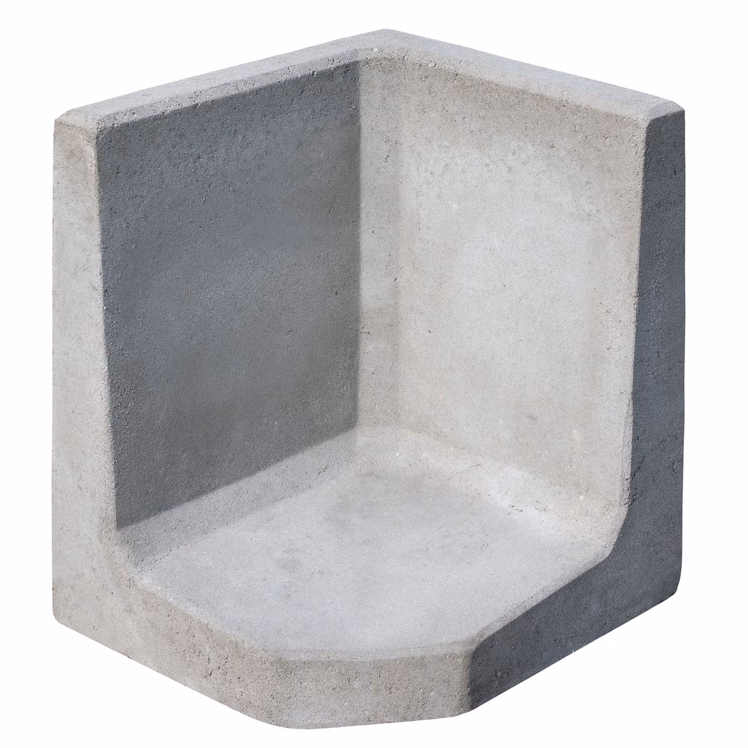 Diephaus L-Stein- ANGOLO GRIGIO 60/50/50/7 CM