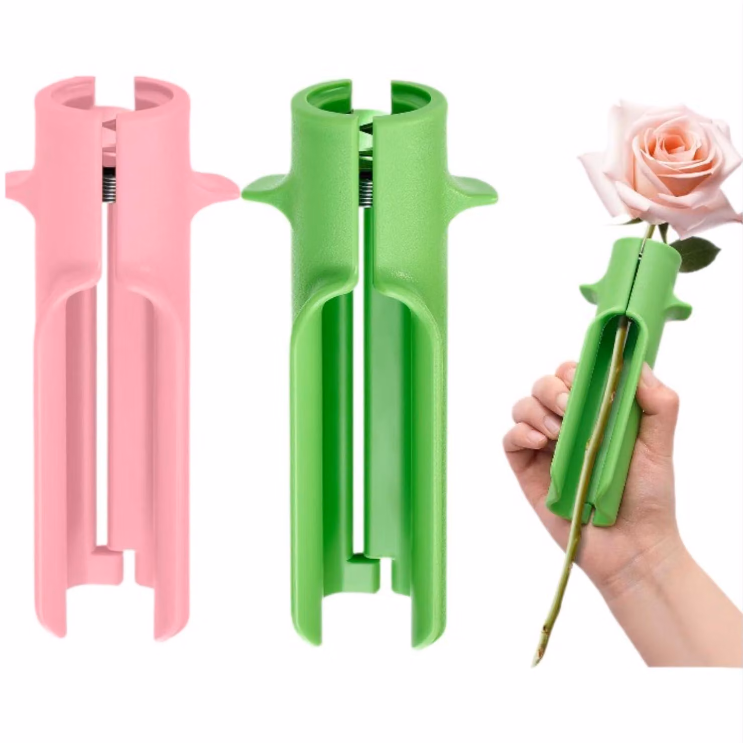 Estrattore per spine, confezione da 2 pezzi, per rose, accessorio per il giardino