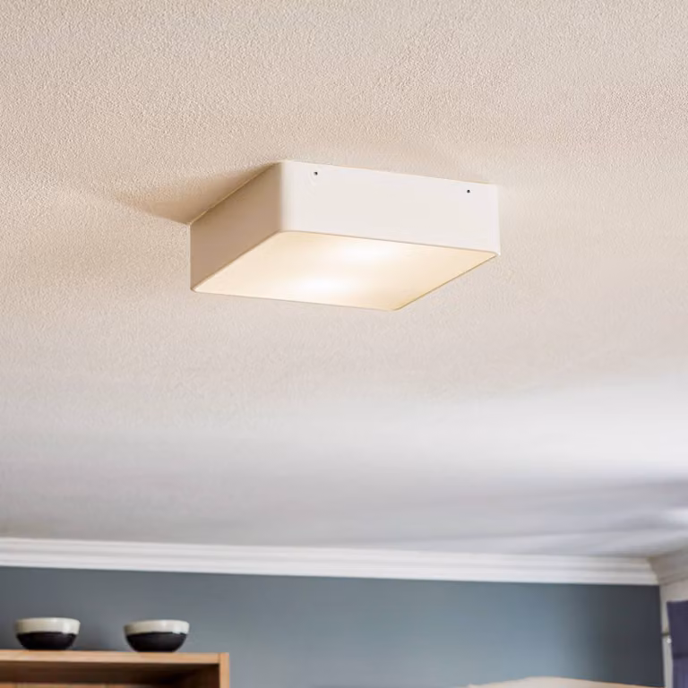 Plafoniera soffitto Oro Argon, dimmerabile, Bianco / Opale, Soggiorno / Sala da pranzo, Metallo, Moderno, Plafoniera