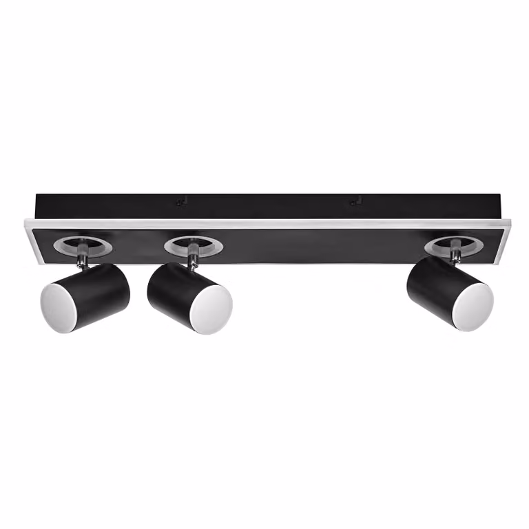 OSRAM DECOR SPOT MARS, 41W, 1.425lm, nero, faretto, teste orientabili, versatile, faretto per interni, colore della luce bianco caldo, ottica di alta qualità, facile installazione