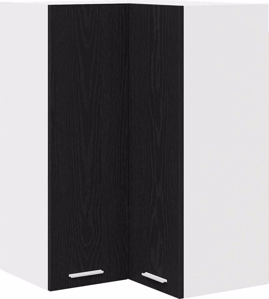 Armadio pensile Rovere Nero e Bianco 57 x 57 x 80 cm