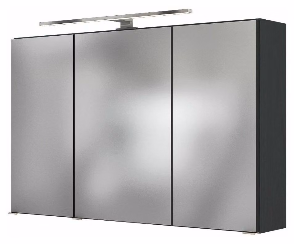 Held Möbel armadio a specchio Baabe 100 cm grafite