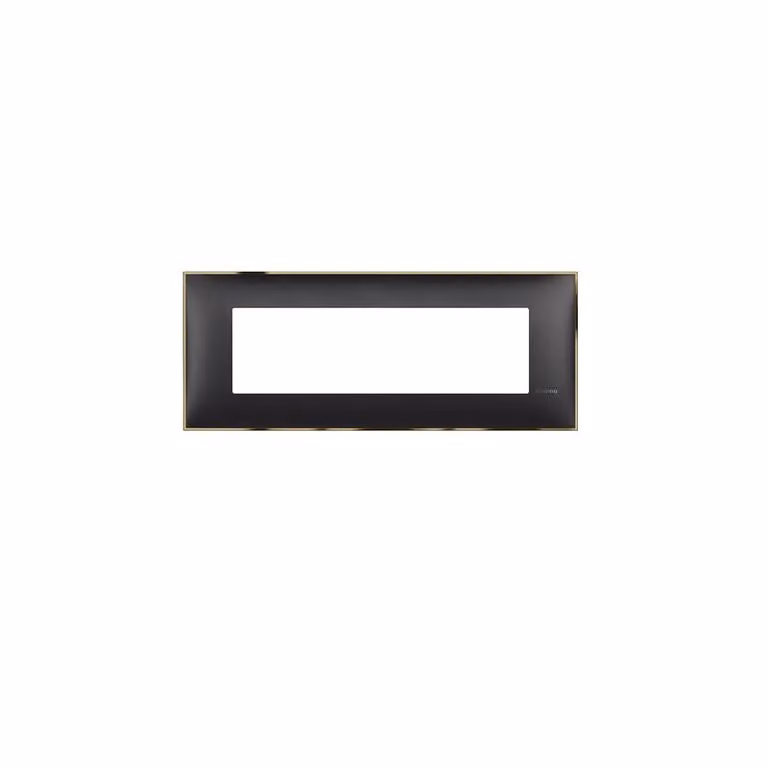 Classia legrand 7 - telaio modulare - nero con oro