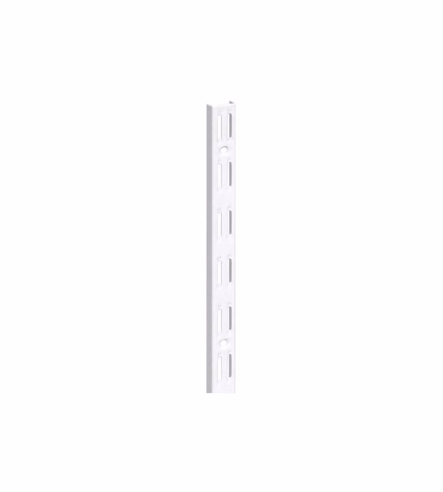 Cremagliera binario doppio - 50 cm. - bianco